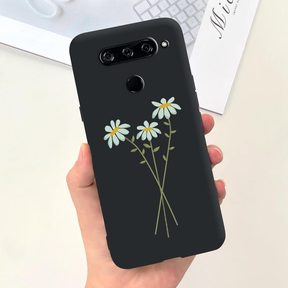Case For LG V40 ThinQ Cartoon Astronaut Dinosaur Soft Silicon Black Cover For LG V50 V50S ThinQ 5G LG V30 2017 Bumper Phone Case
