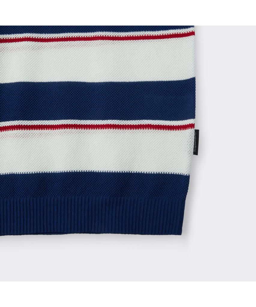 Keoseuuteommellou Navy Fresh Lounge Stripes Collar Sweater Cwwam26413Nyd