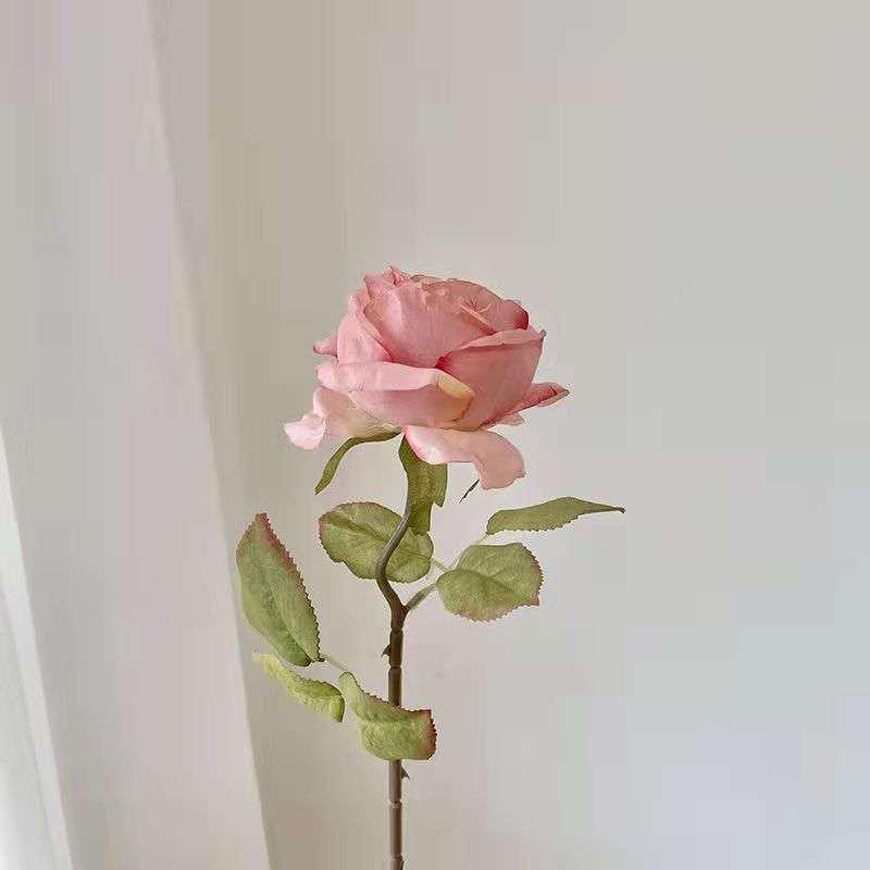 Artificial Pink Iceland Poppy Vase Decoration for Home or Living Room