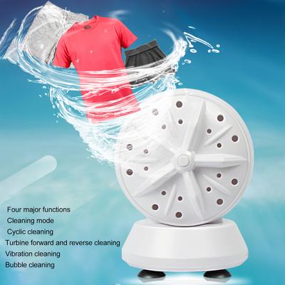 2-in-1-Waschmaschine mit Ultraschallwellen, Ultraschallwaschmaschine, 2-in-1-Mini-Tragbare Waschmaschine für Zuhause, Geschäftsreisen