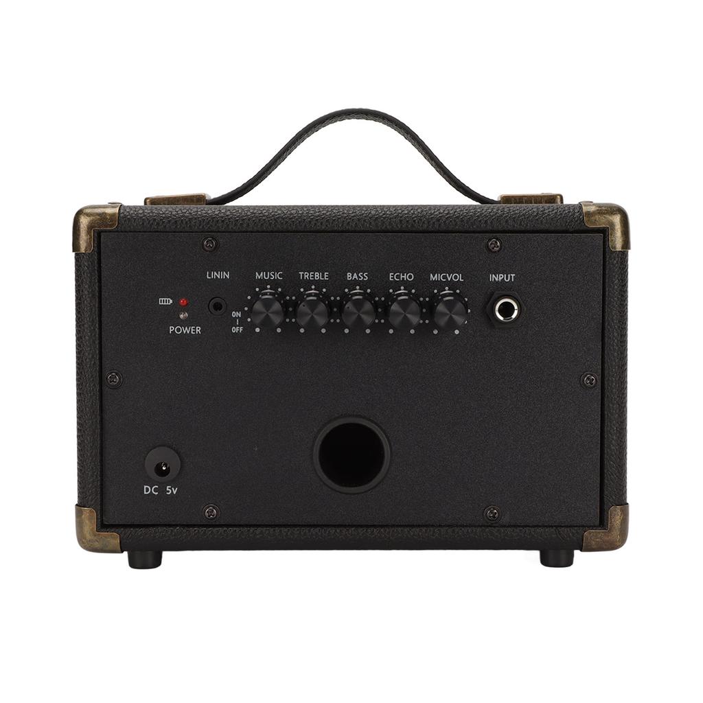 Vintage   Spker Multifunction M3 Lther Hvy Bass Knob Control Portable Wireless Spker for Outdoor Party