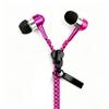 Fashion Zipper Earphones With Microphone For Music Lovers And Commuters