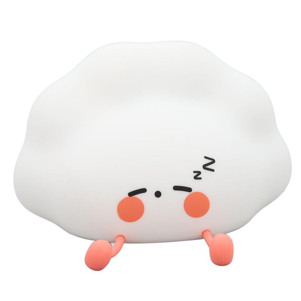 Night Light 3 Level Brightness USB Rechargeable White Warm Cute Soft Night Lamp for Bedroom Desktop Decoration