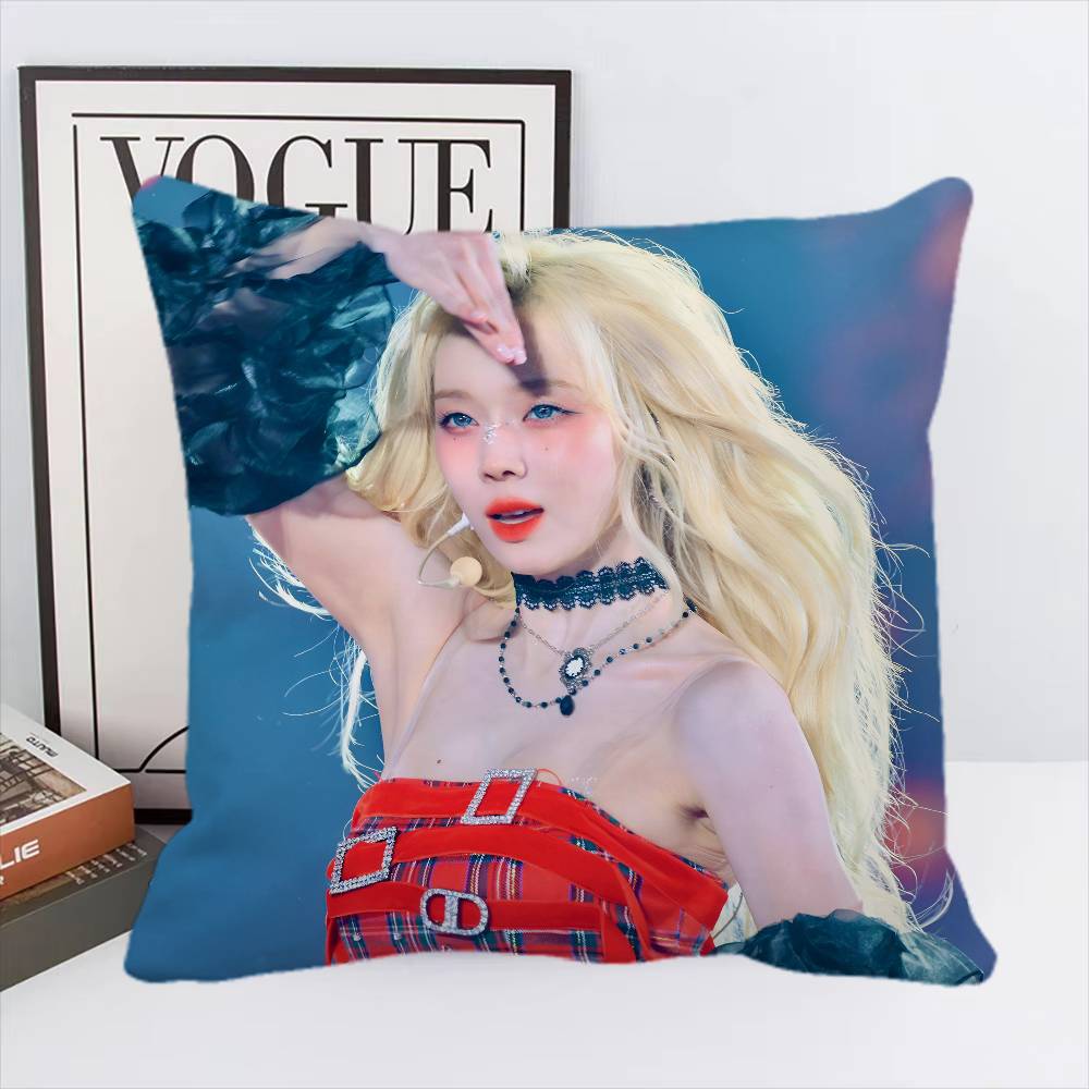 Winter Kpop Pillow Case Square Pillow Bedroom Sofa Leisure Comfort Cushion Car Living Room Home Decoration