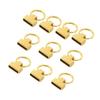 Pack of 10 Metal Lobster Clasp Clips Stylish Key Chain Charms for Jewelry Making Hook Swivel