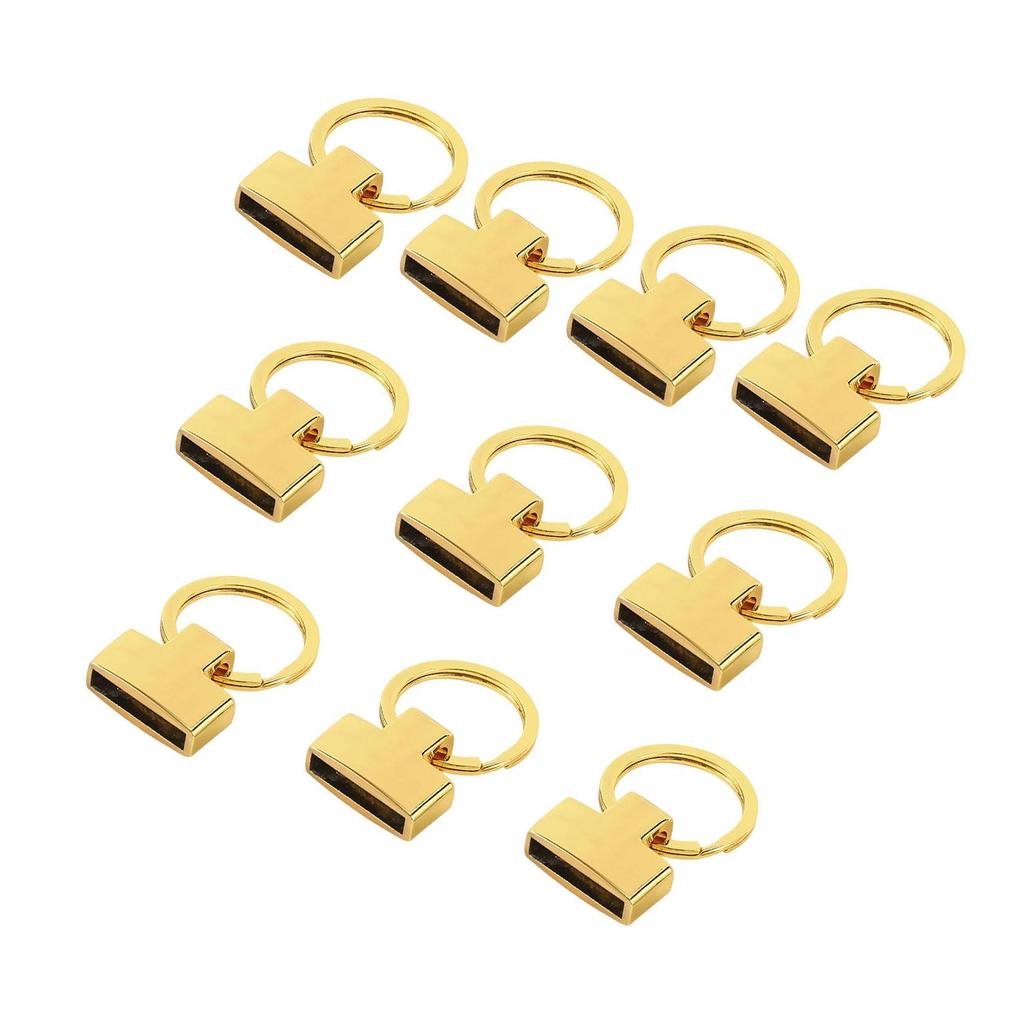 Pack of 10 Metal Lobster Clasp Clips Stylish Key Chain Charms for Jewelry Making Hook Swivel