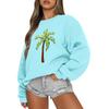 Women  Tops Women's Long Sleeve Sweatshirt Casual Crewneck Loose Fit Pollover Fleece Tops