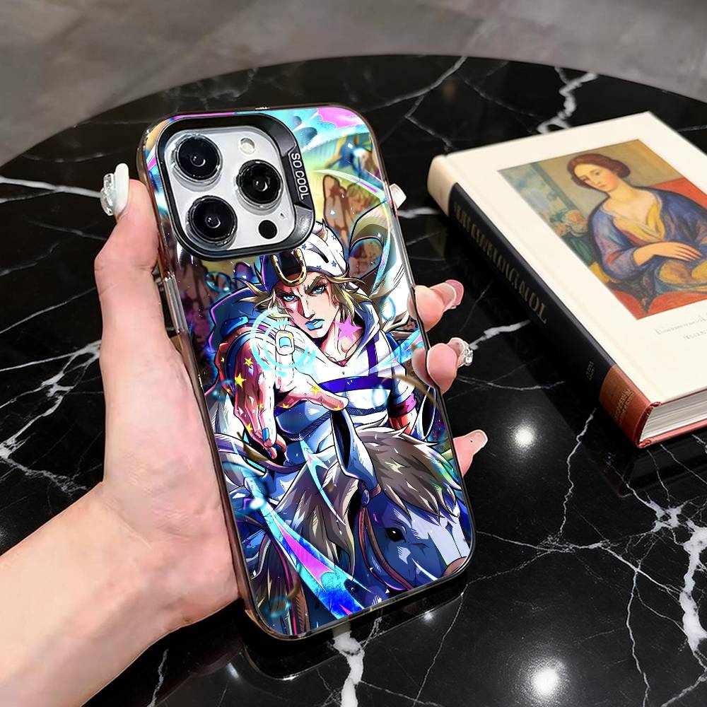 

Чехол для телефона J-Joestar из J-Jojo J-Johnny-JJES для iPhone 17,16,15,14,13,12,11 Plus,Pro Max,XS, Цветной Серебристый Черный Чехол iPhone17PRO