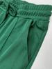 TW730 Summer Fashion Solid Color Square Neck Top & High Waist Wide Leg Pants Set