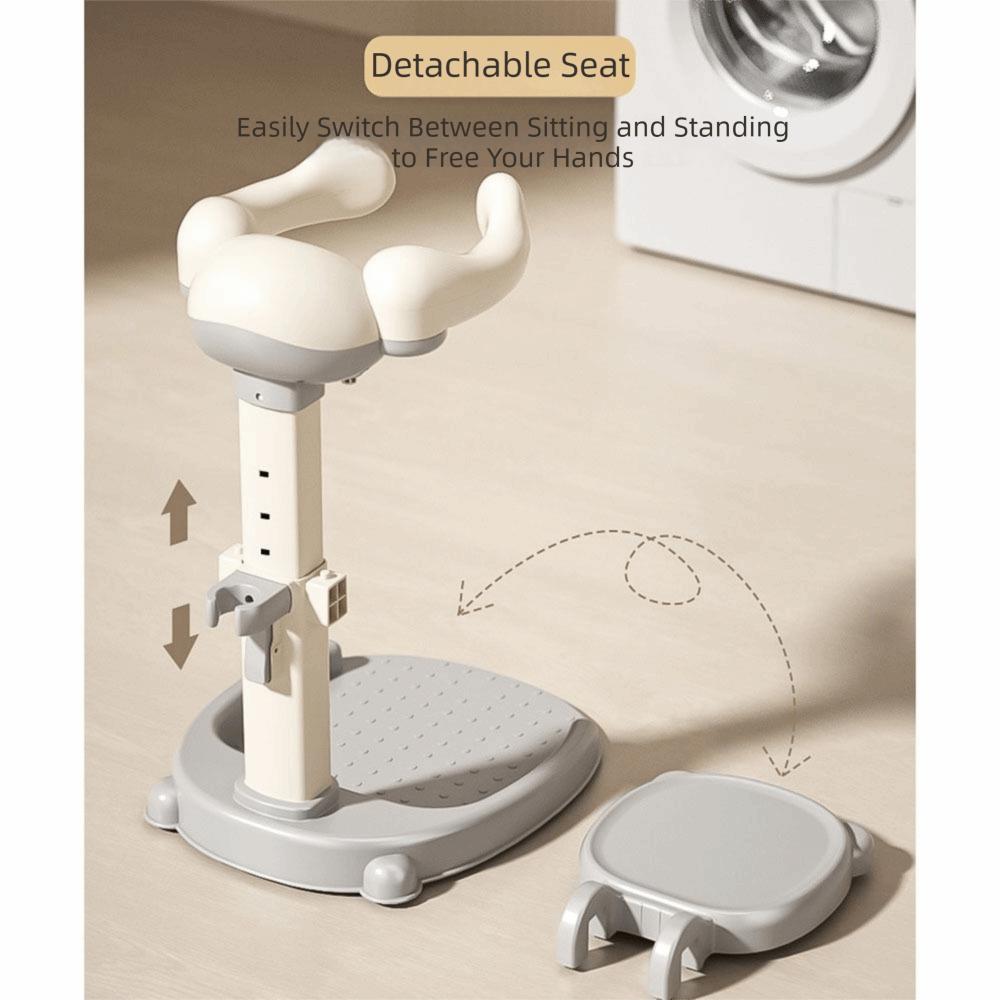 Adjustable Baby Bath Stand Non-Slip Infant Bath Support Baby Standing Shower Stand Household Use