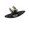 1 pcs Oval Jack Plug Socket for Guitars Electric Chrome Electric Bass Guitar