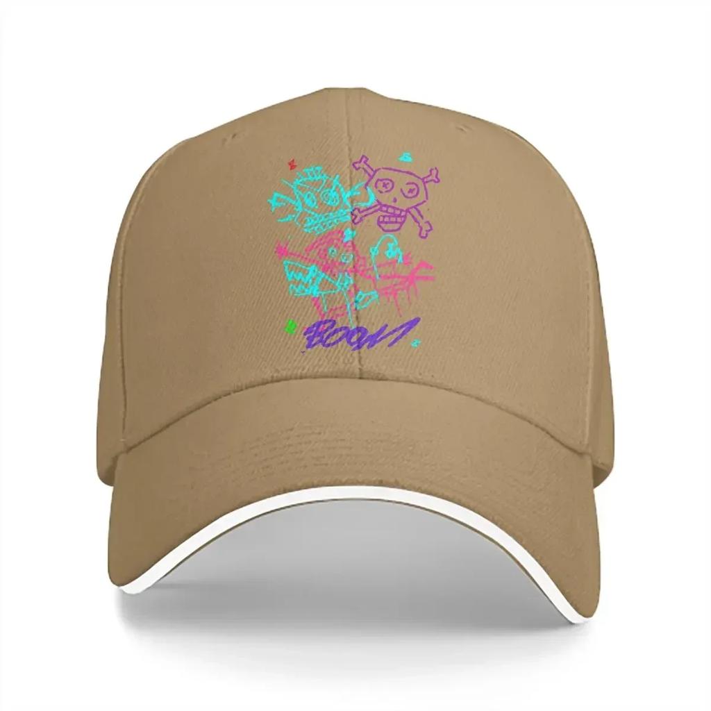 Washed Unisexs Baseball Cap Jinxed Pow Pow Boom Monkey Sports Snapback Caps Dad Hat Acrane Anime Hats