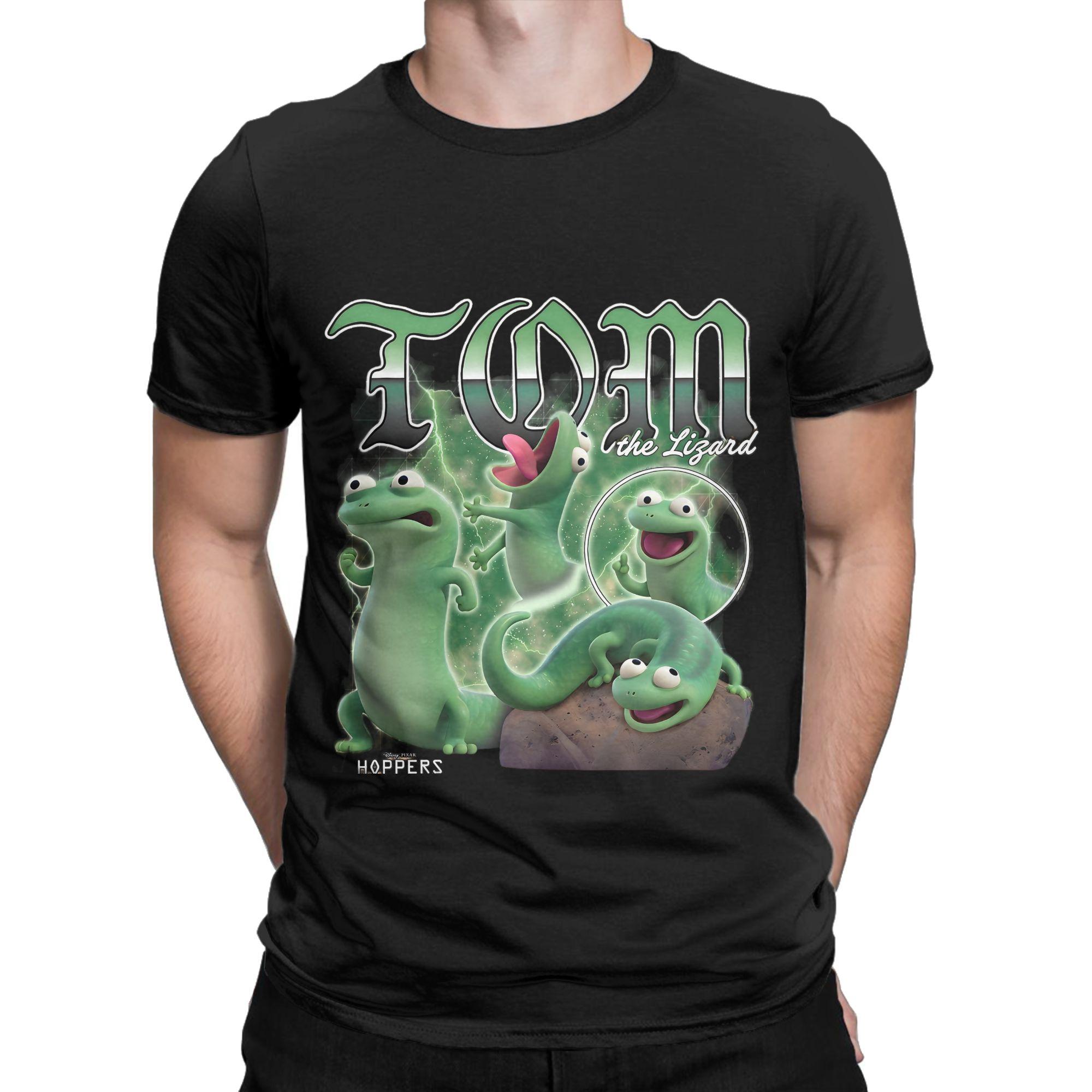 Hoppers Tom The Lizard Tee Shirt for Unisex Women Print T Shirts Cotton Clothing S