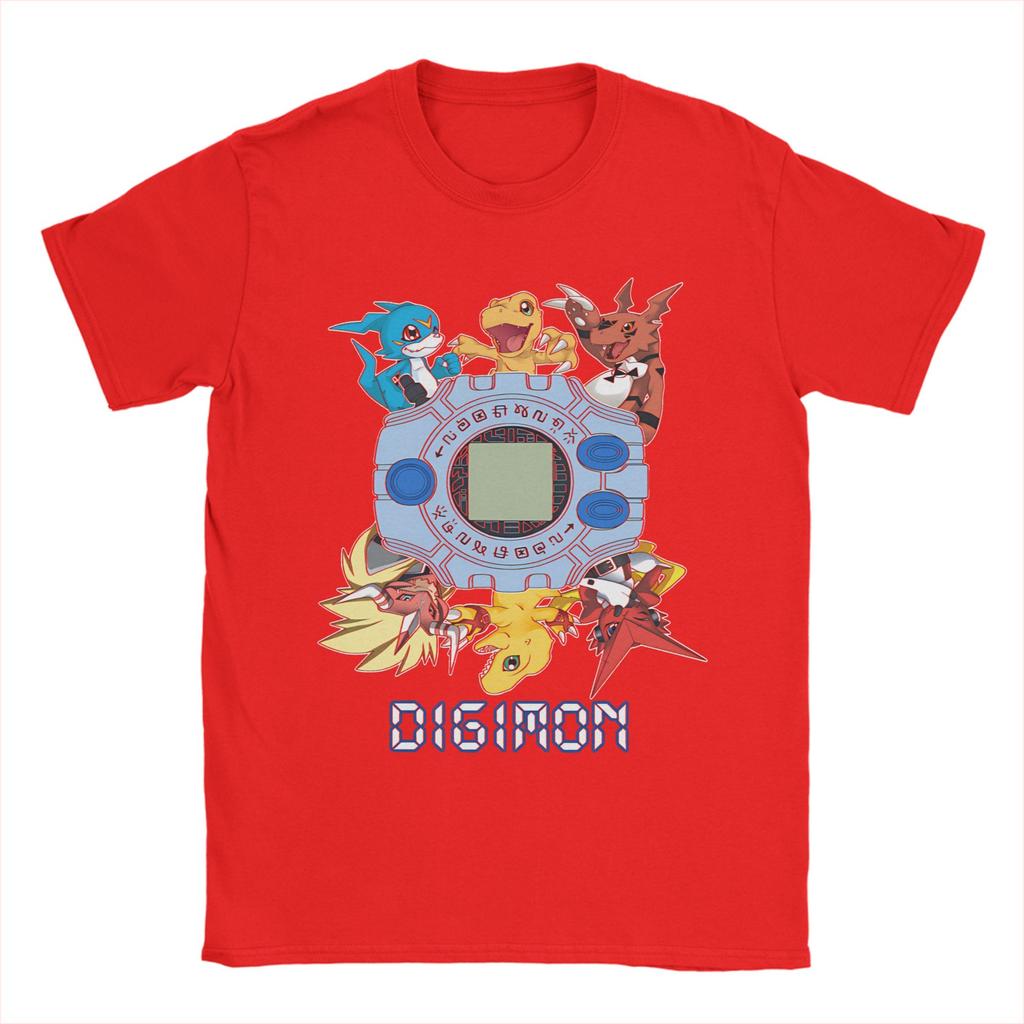 Men Women Digimon seasons T Shirts  Cotton Clothing Casual Short Sleeve Crewneck Tees Party T-Shirts