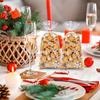 Snowflake Candy Bags Christmas Transparent Cookie Popcorn Packaging Plastic Bag Christmas Wedding Birthday Party Gift Bags