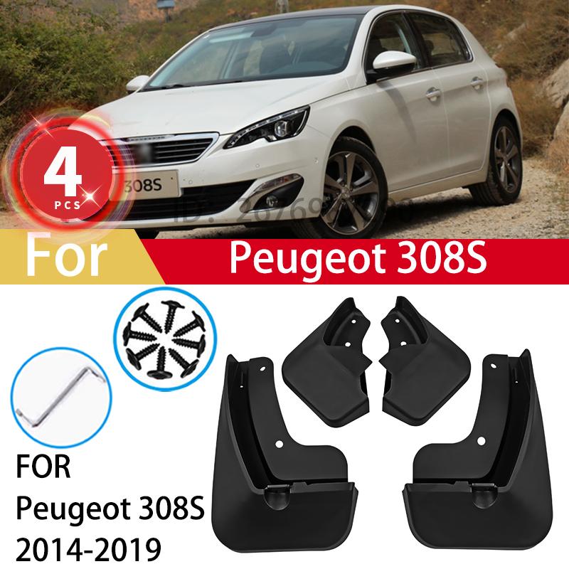 For Peugeot 308 308s Mk2 2014 2015 2016 2017 2018 2019 2020 2025 Mud Flaps Guards MudFlaps Fender Mudguards Car Accessories