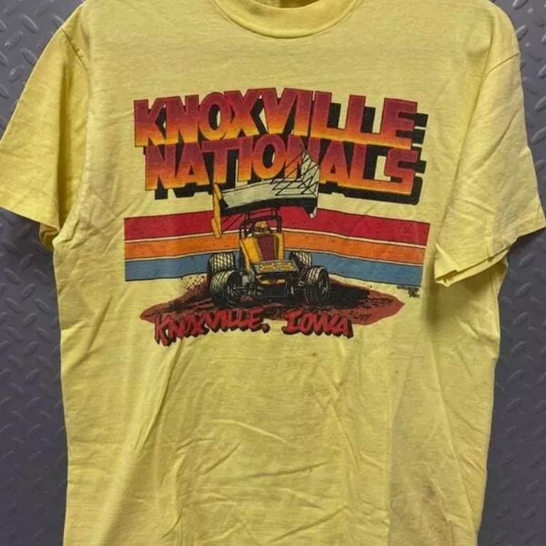 Vintage 1983 Knoxville Nationals T-Shirt, Sprint Car Shirt, Racing Shirt Unisex T-Shirt XXXXL
