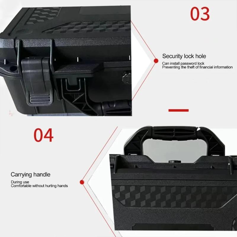 Portable Plastic Angle Grinder Storage Case Waterproof Tool Box For Cordless Electric Grinding Machine
