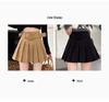 Damen Plus Size Vintage Cord High-Waist Falten Bodycon Rock für Herbst