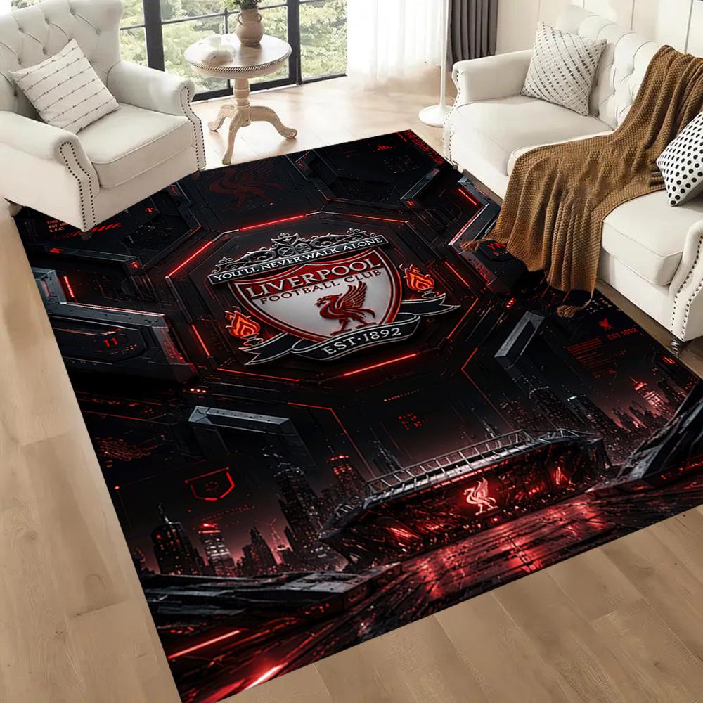 Liverpool Football Club Floor Mat Perfect For Study Room Dormitory Kitchen Entryway Antislip Carpet Decorate Offices Birthdaychristmas Gift