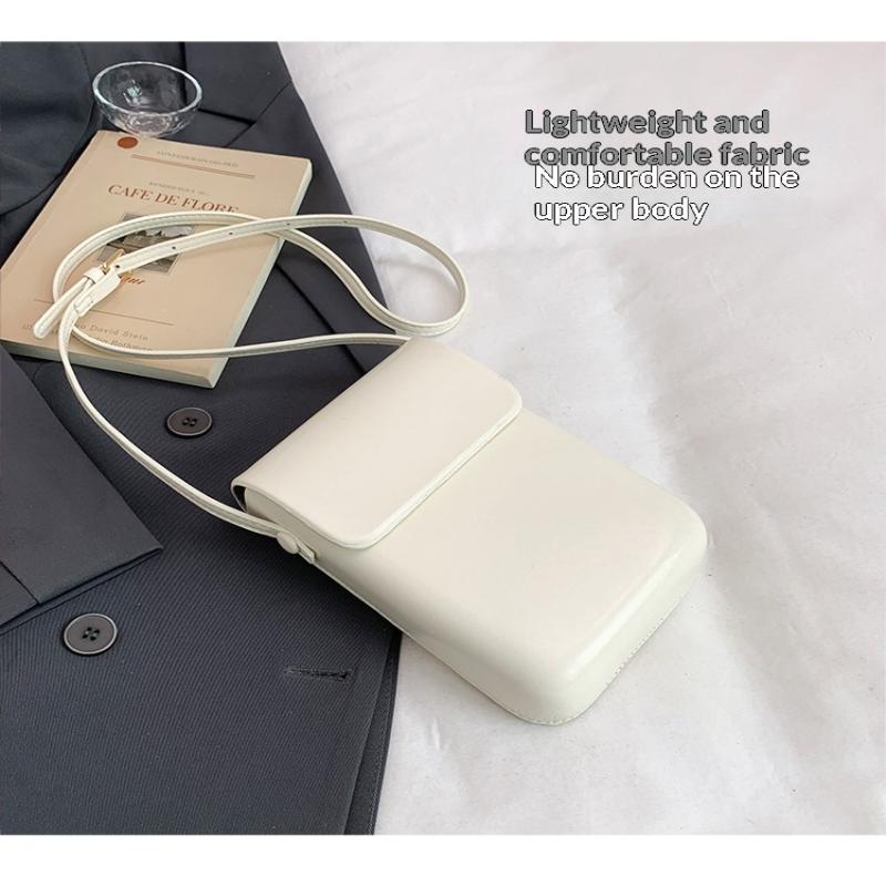 Minimalistische Umhängetasche für das Handy Damen Klein Einfache Vertikale Schultertasche Mit Verstellbarem Riemen Für Damen Geschenke
