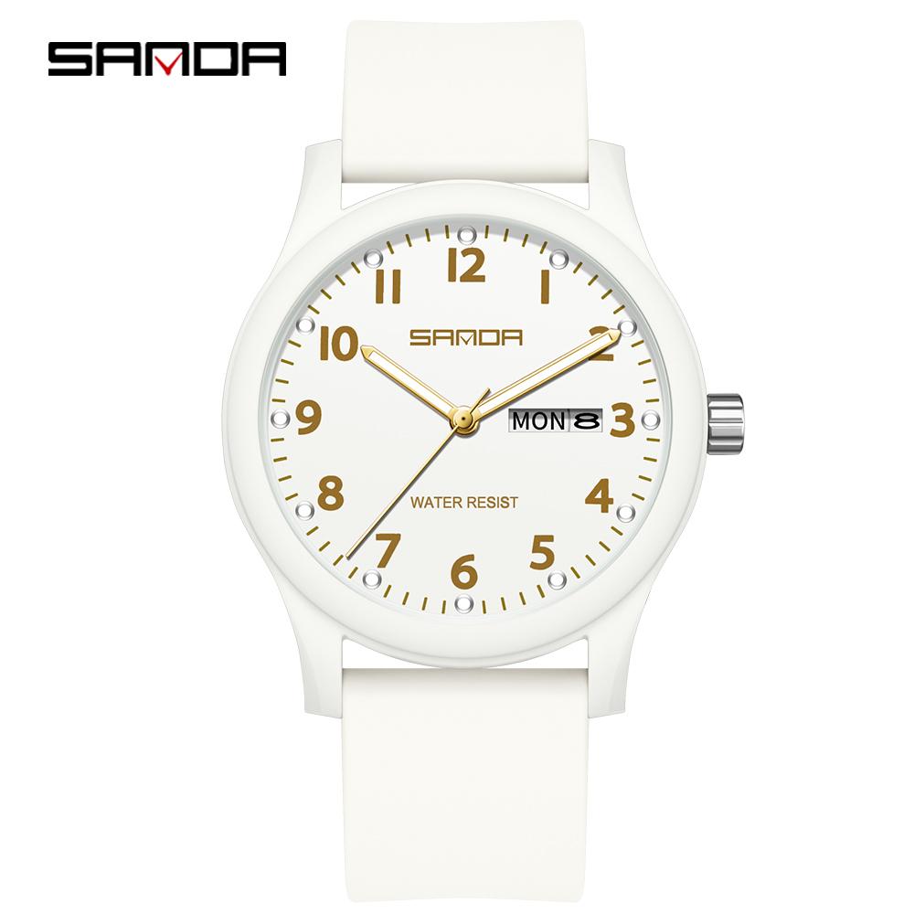 SANDA 3263 Minimalist Women's Quartz Watch Clock Minimalist Style Waterproof Calendar Women's Quartz Watch