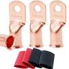Cross-Border AWG Gold Copper Battery Terminal Connector Ring Cable