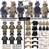 Ghost Weapons Military Specia Force Soldier Swat Tactical Toys Parts