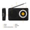 Taschenradios, batteriebetriebenes AM-FM-Radio mit Lautsprecher, tragbares Transistorradio zum Wandern, Camping
