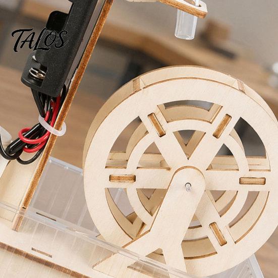 DIY Water Wheel Model, Handmade Water Wheel Craft, Water Wheel Building Educational STEM Toy, Physics Teaching Aid for Classroom