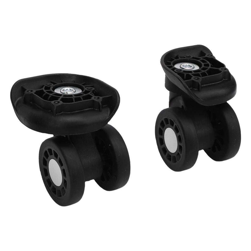 1 Pair Luggage Suitcase Wheels Trunk Luggage Wheels Spare Part Universal Wheel Replacement Silent Double Row