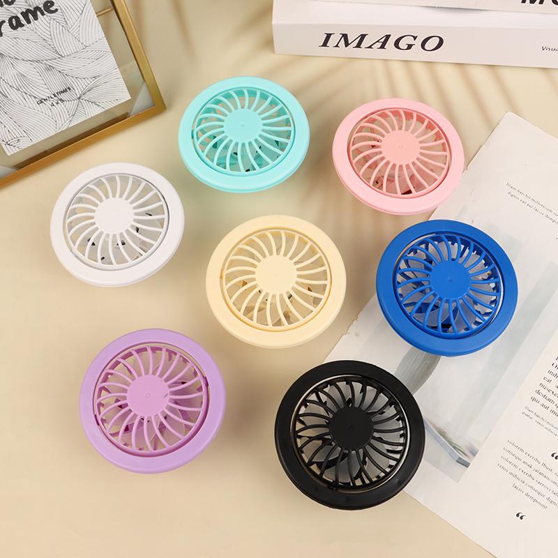 Usb Charging Fan 360° Rotating Small Fan Cooling Fan Portable Fan For Children Summer Fan Hat Accessories