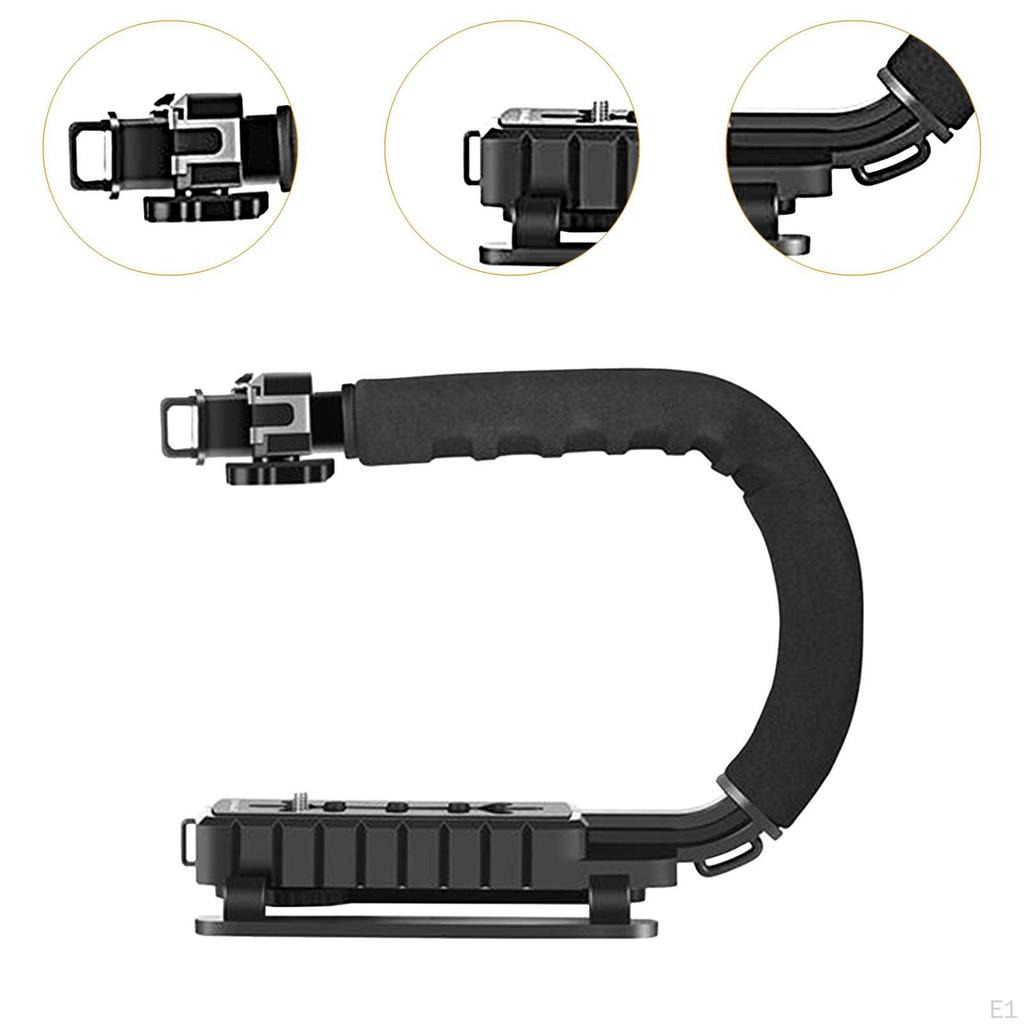 C-förmiger Kamera-Handheld-Stabilisator mit 1/4"-Schraubhalterung Zubehör Vielseitiger Robuster Handgriff