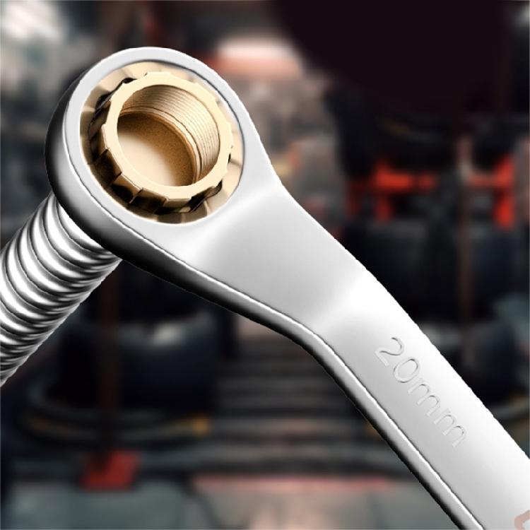 Multifunktionaler 45-Grad-Doppel-Offset-Ringschlüssel Schraubenschlüssel Schlüssel Auto