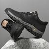Fashion Luxury Brand Genuine Leather Mens Ankle Boots High Quality Outdoor Sneakers Fashion Treking Footwear Non-Slip Man Hiking Shoes