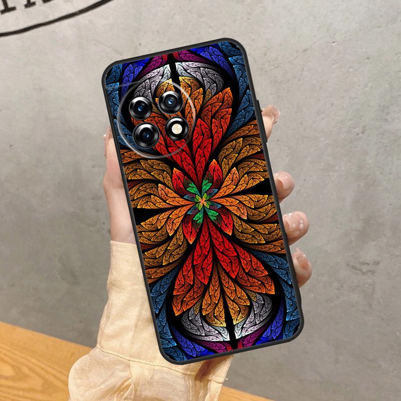 Vintage Ornament Case For OnePlus 15 15R 13R 13 13T 12 12R 11 10 9 Pro 10T Nord 5 CE 4 2 3 Lite N20 N30 Cover