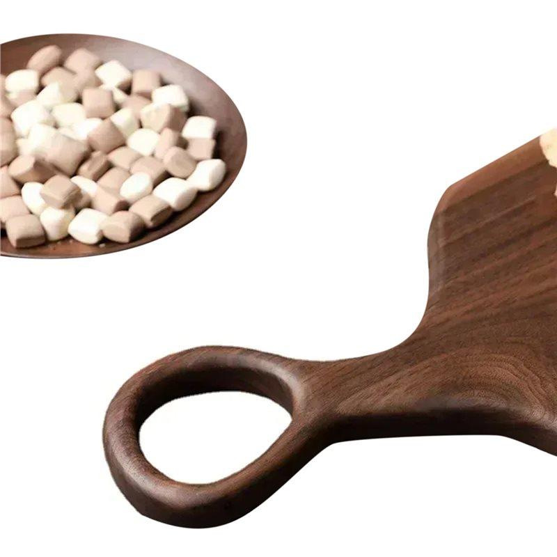 Vegetable Board Black Walnut, Wooden Steak Bread Tray Cutting Board Set, Solid Wood Cutting Board, Complementary Food Board