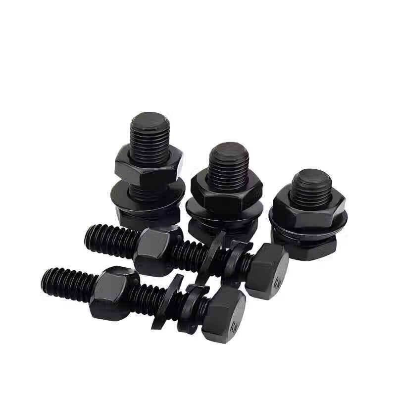 Black Carbon Steel Hex Head Bolt