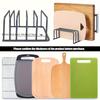 Vegetable Cutting Board Storage Rack, Cutting Board Holder, Cabinet Baking Tool Organizer, and Kitchen Accessories.