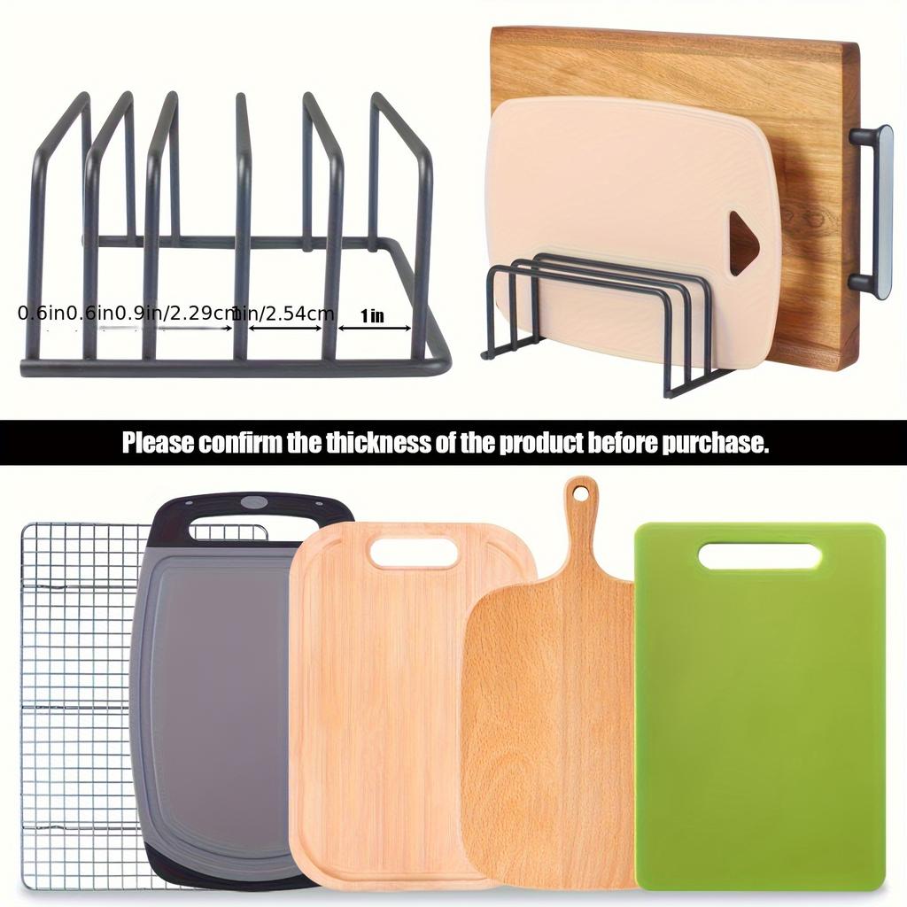 Vegetable Cutting Board Storage Rack, Cutting Board Holder, Cabinet Baking Tool Organizer, and Kitchen Accessories.