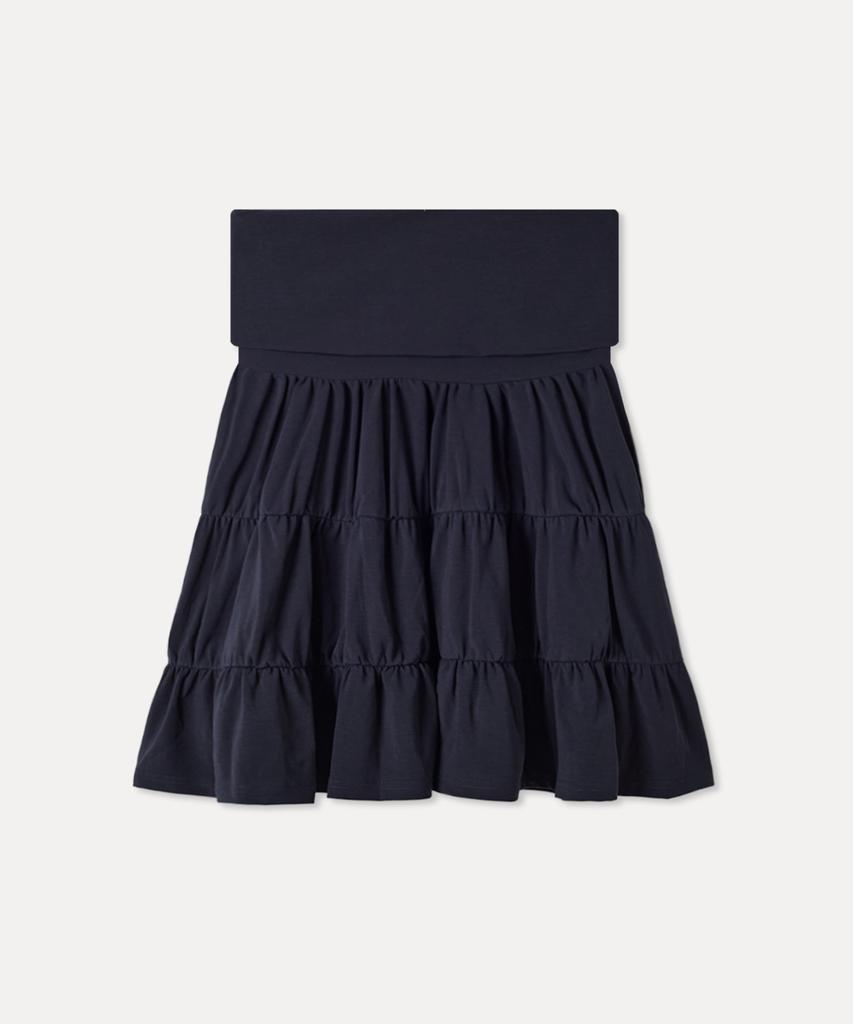 MIXXO Elastic Tiered Midi Skirt_Miwwmg526G