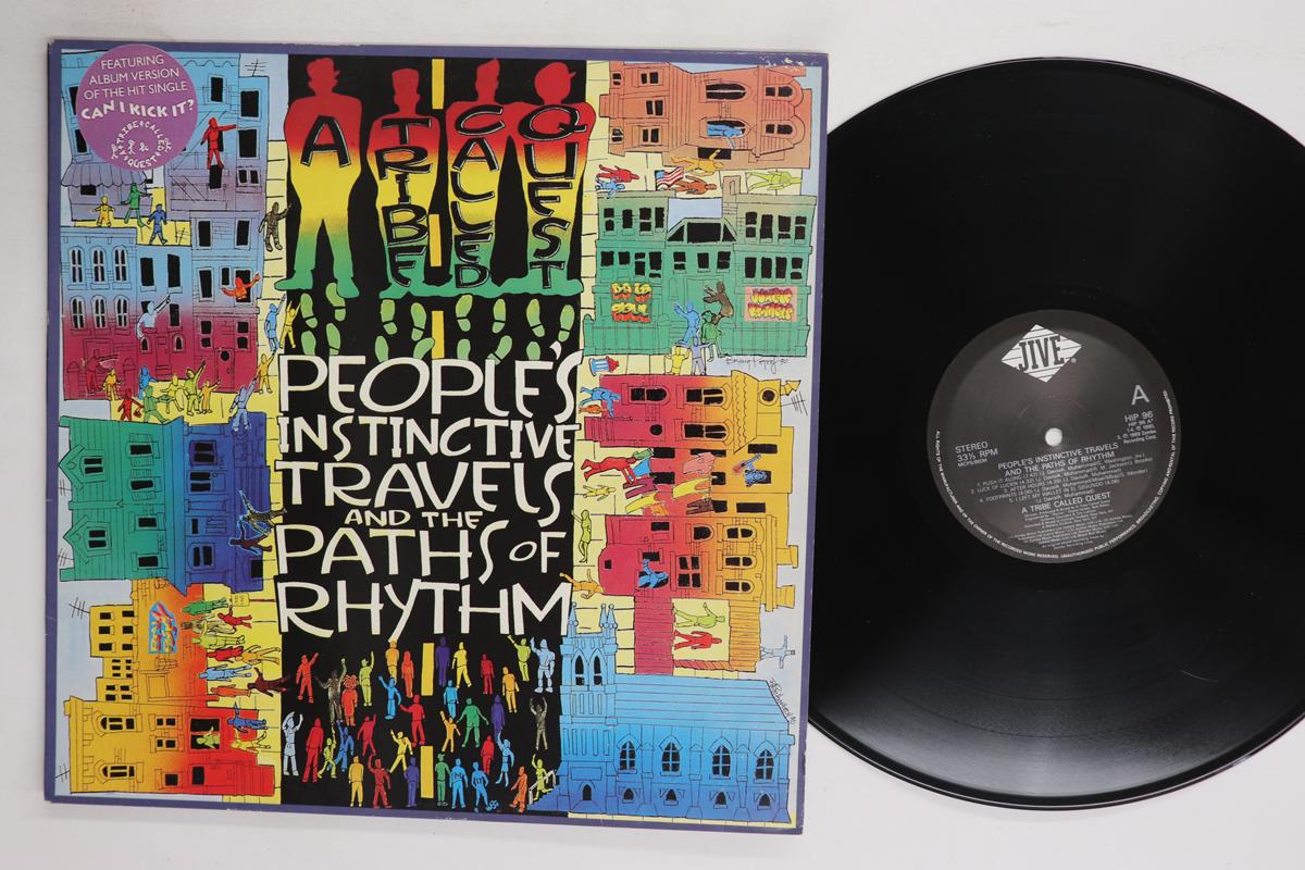 

LP Record A TRIBE CALLED QUEST Peoples Instinctive Travels And Th HIP96 JIVE 1990 UK Rap HipHopRB Used