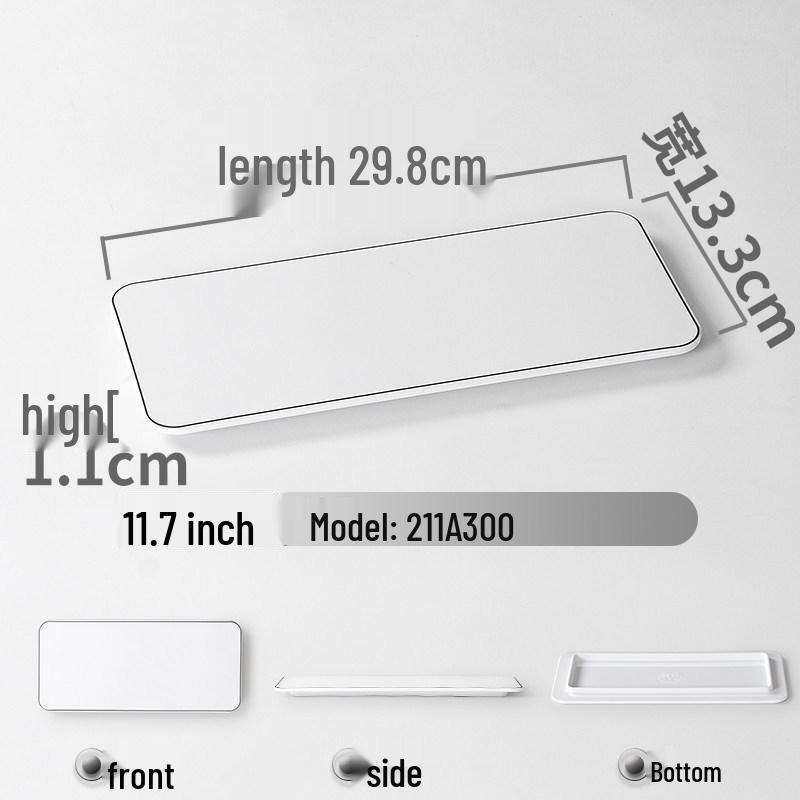 Xiangyuanmei Rectangular Melamine Sushi Dining Plate