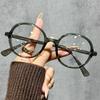 Round Frame Glasses Fashionable Fashion Glasses Anti-Blue Light Glasses Lightweight For Daily Wear Women Gaming
