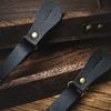 Retro Buttoned Suspenders British Style PU Leather Suspenders Casual Suspenders for Men  Men