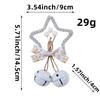 Christmas trinkets holiday atmosphere Christmas tree pentagram bow bell snowball DIY pendant