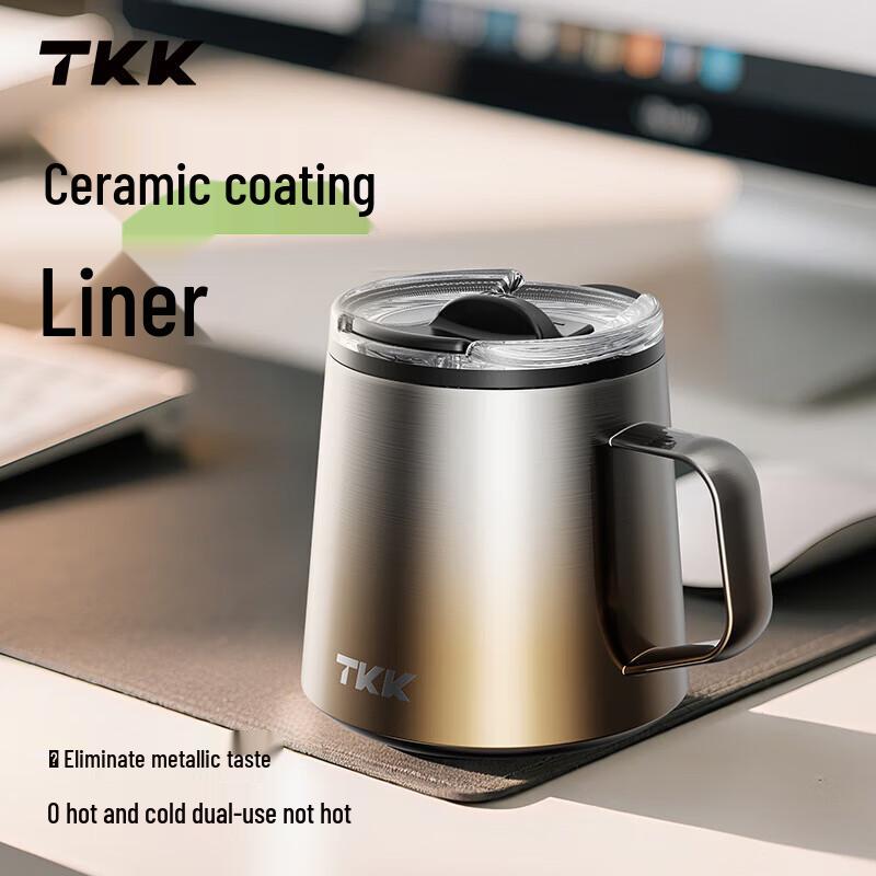 TKK Ceramic-Lined Stainless Steel Coffee Mug
