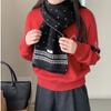 Korean Style Knitted Scarf Retro Winter Scarf Sweet Ladies Wool Scarf