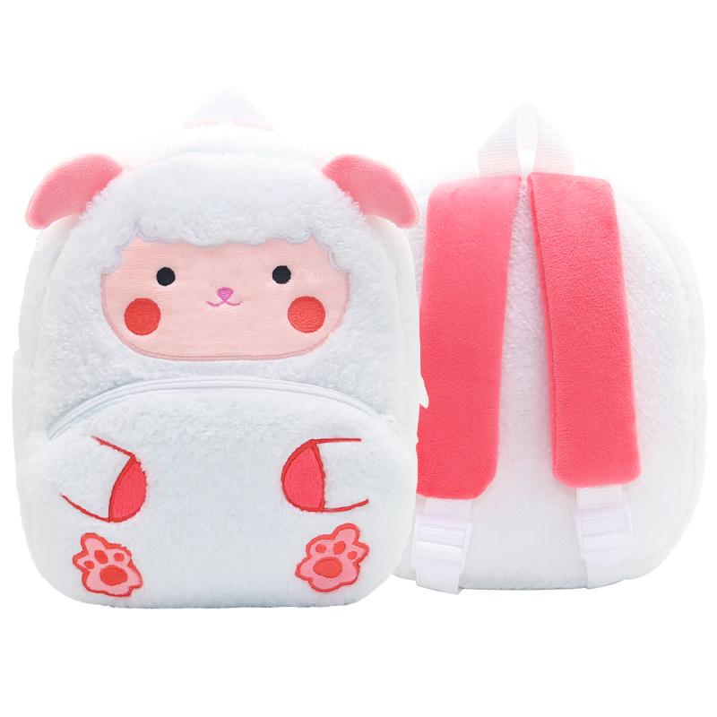 Cartoon Cute Plush Backpack Animal Backpack Boy Girl School Backpack Outing Leisure Bag