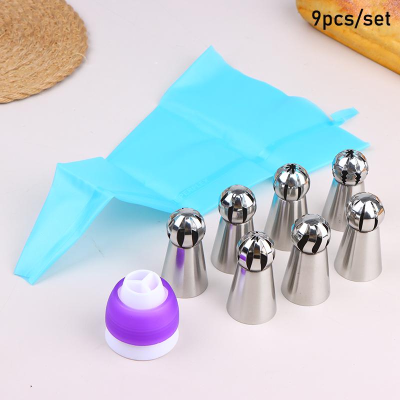 3/6/9Pcs Cake Decorating Piping Tips Set Baking Supplies Kit Diy Cake Decorating Tips Set Tool For Beginners